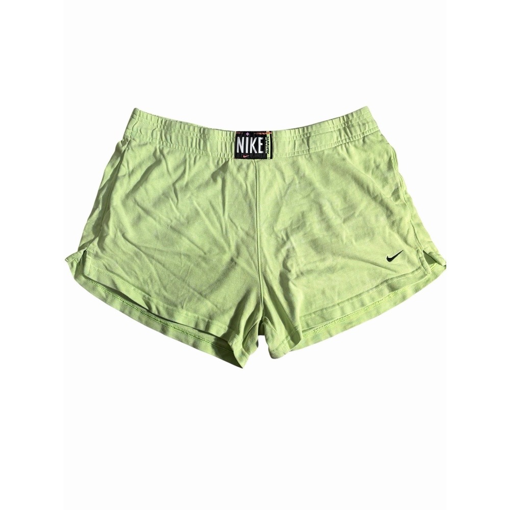 Nike Womens NSW Shorts Ghost Green Size Small Cotton Casual Lounge Shorts